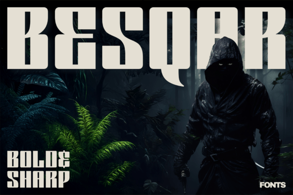 Besqar Typeface: Bold Display Fonts for Campaigns