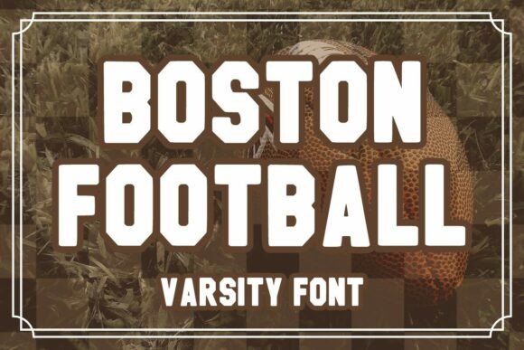 Bostonfootball Regular Typeface for Bold Branding