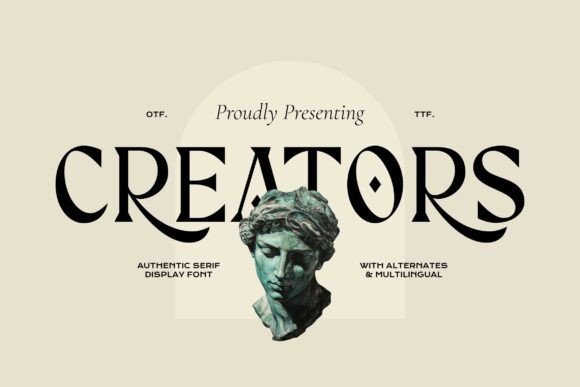 Creators Serif Font for Elegant Branding