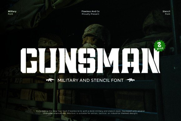 Gunsman: The Bold Typeface for Strong Brands