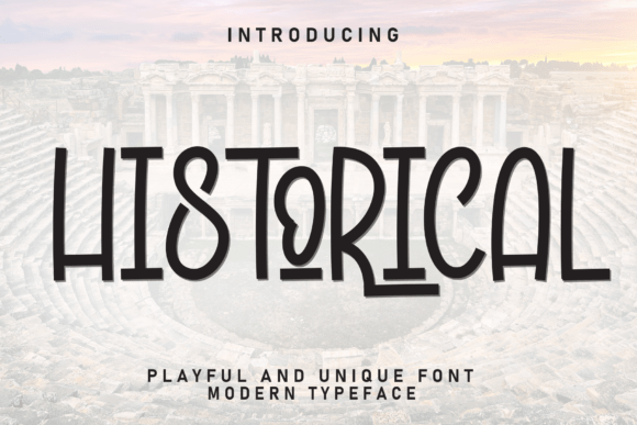 Historical Typeface for Playful Branding
