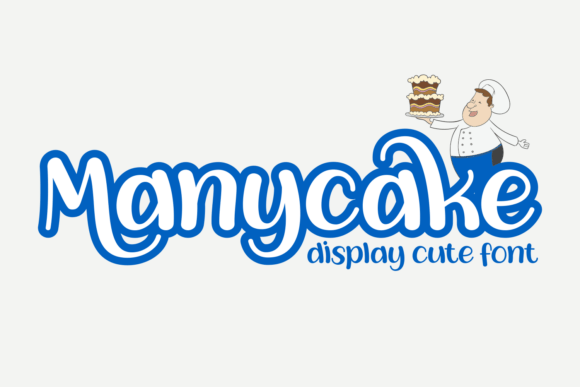 Manycake: A Bold Display Font for Social Campaigns