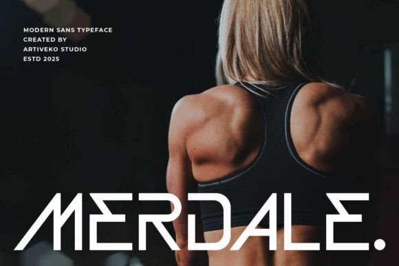 Merdale: A Modern Display Font for Bold Branding