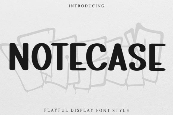 Notecase Font for Handmade Brands