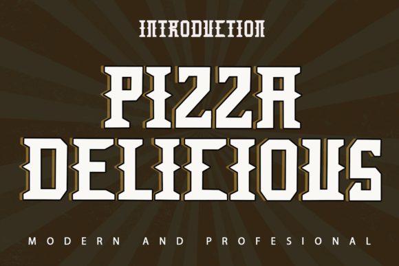 Pizza Delicious Font for Crafters and Sellers
