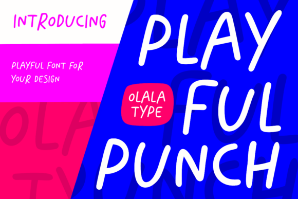 Playful Punch Typeface for Branding