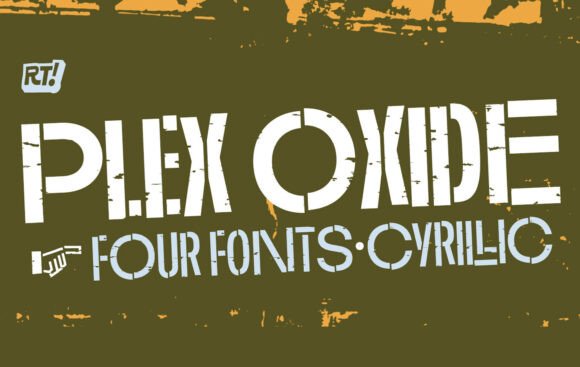 Plex Oxide: A Bold Display Font for Editorial Impact