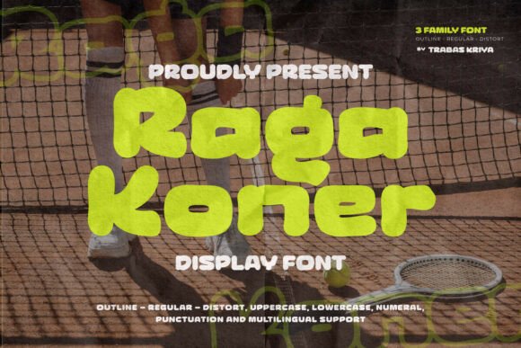 Raga Koner: A Bold Typeface for Makers
