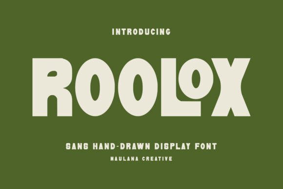 Roolox Font Review: A Playful Display Typeface for Bold Designs