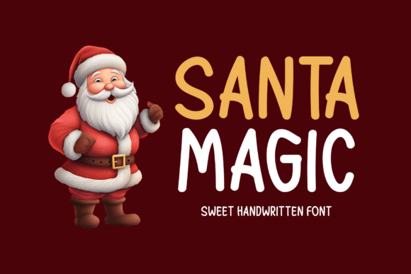 Santa Magic: A Festive Display Font for Editors