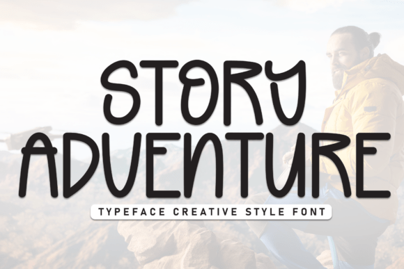 Story Adventure Font for Editorial Design