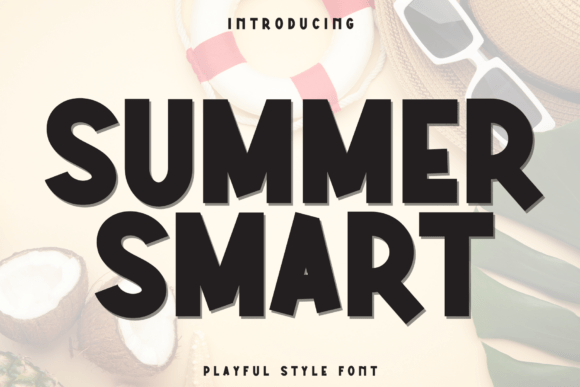 Summer Smart: The Bold Display Font for Sunny Campaigns