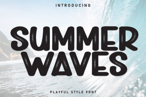 Summer Waves: A Handwritten Font for Branding