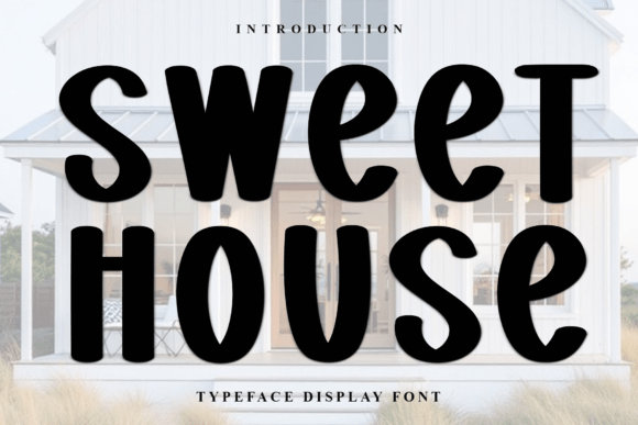 Sweet House Typeface for Festive Web Design
