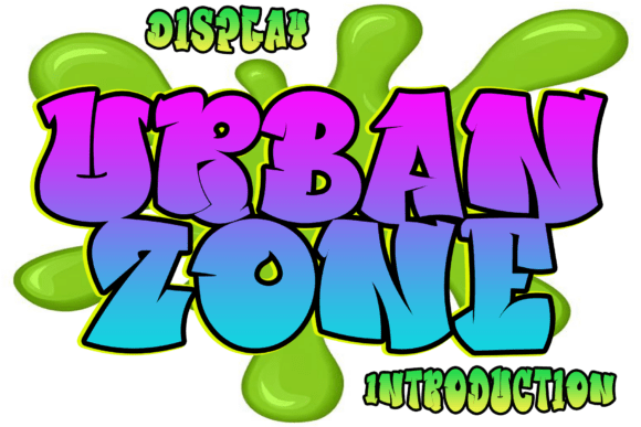 Urban Zone: A Bold Street-Style Display Font for Makers