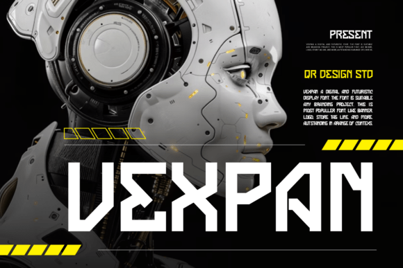 Vexpan: A Modern Display Font for Makers